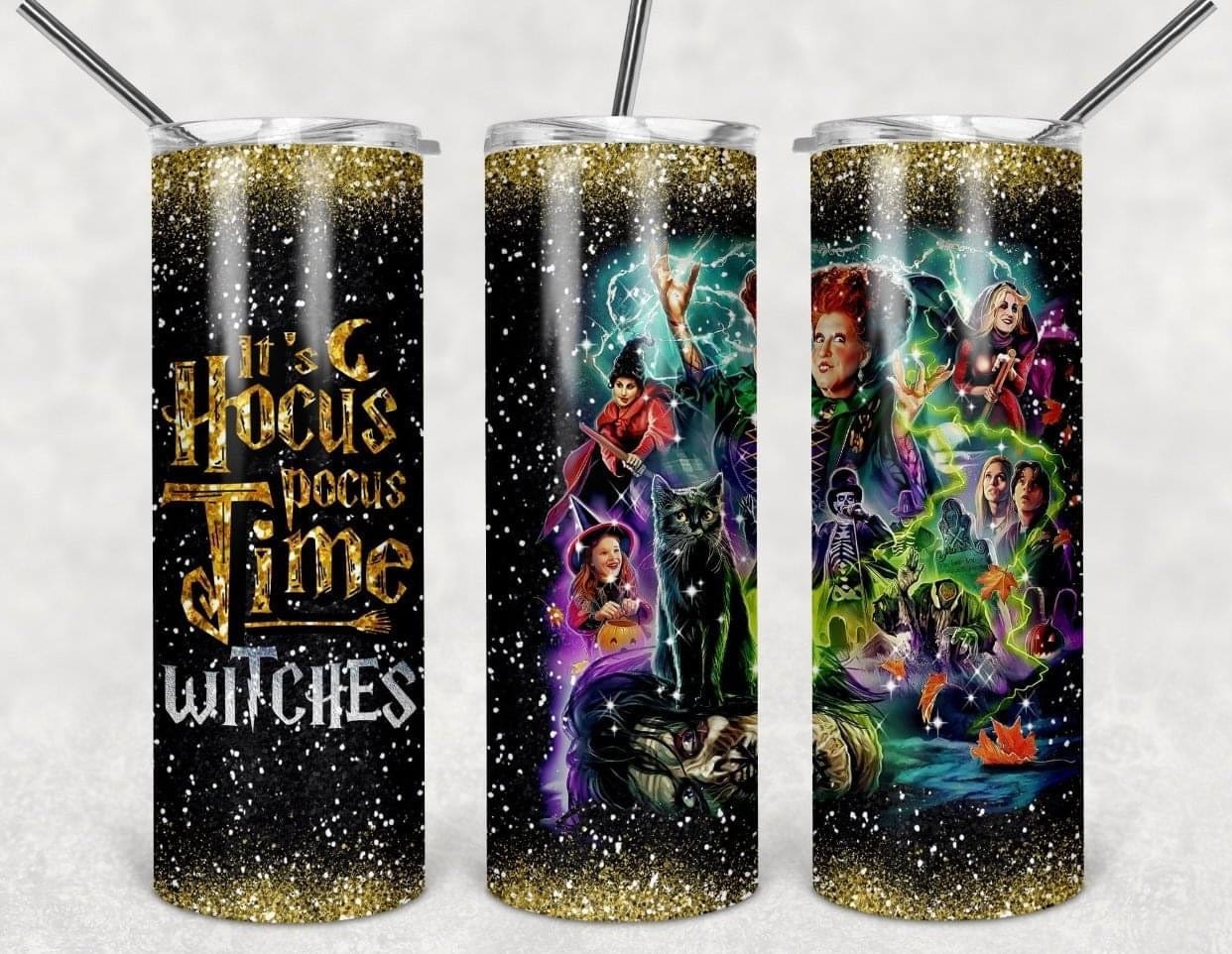 Glitter Witches Tumbler-Drinkware-Stay Foxy Boutique, Florissant, Missouri