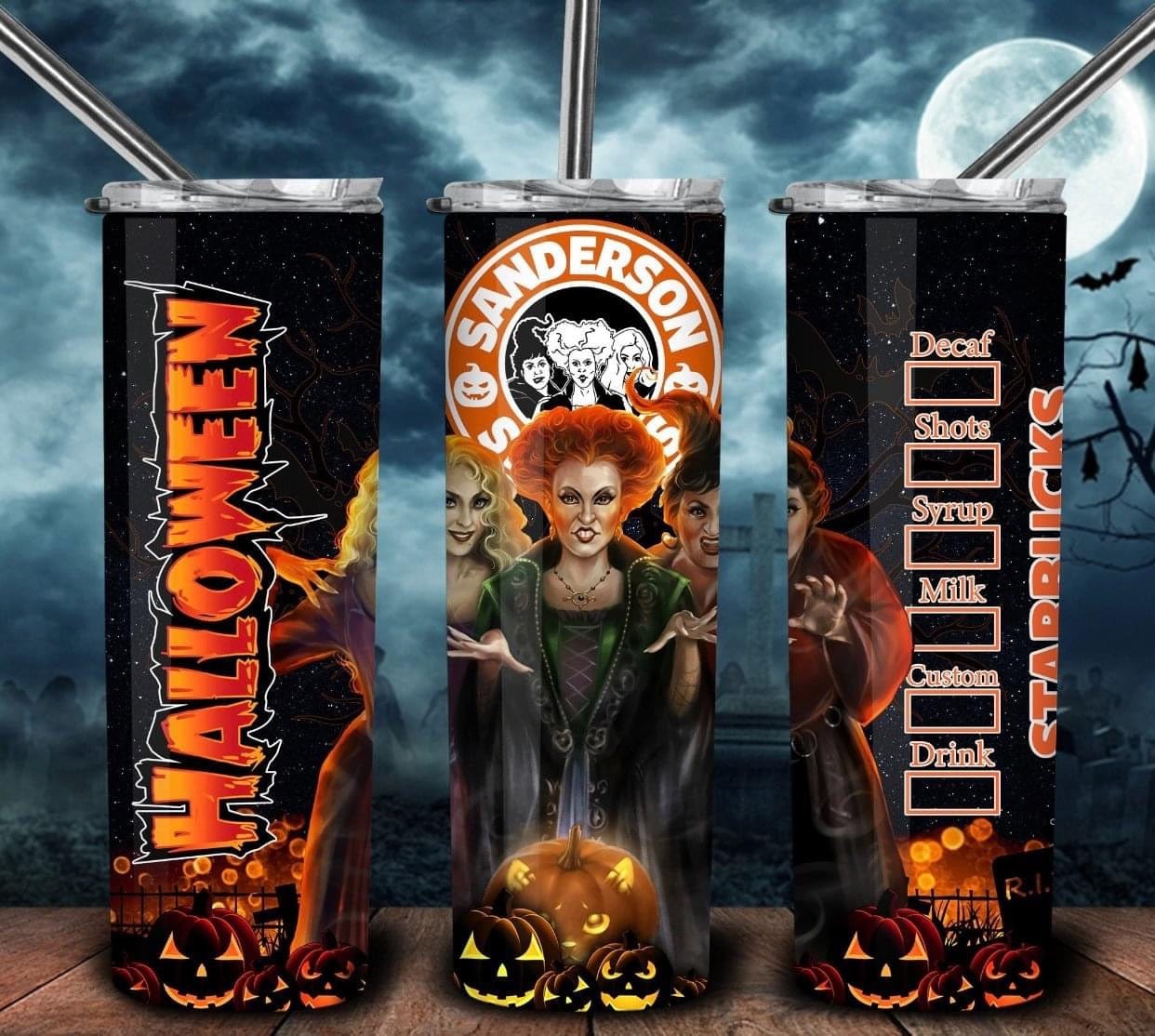Sanderson Halloween Tumbler-Drinkware-Stay Foxy Boutique, Florissant, Missouri