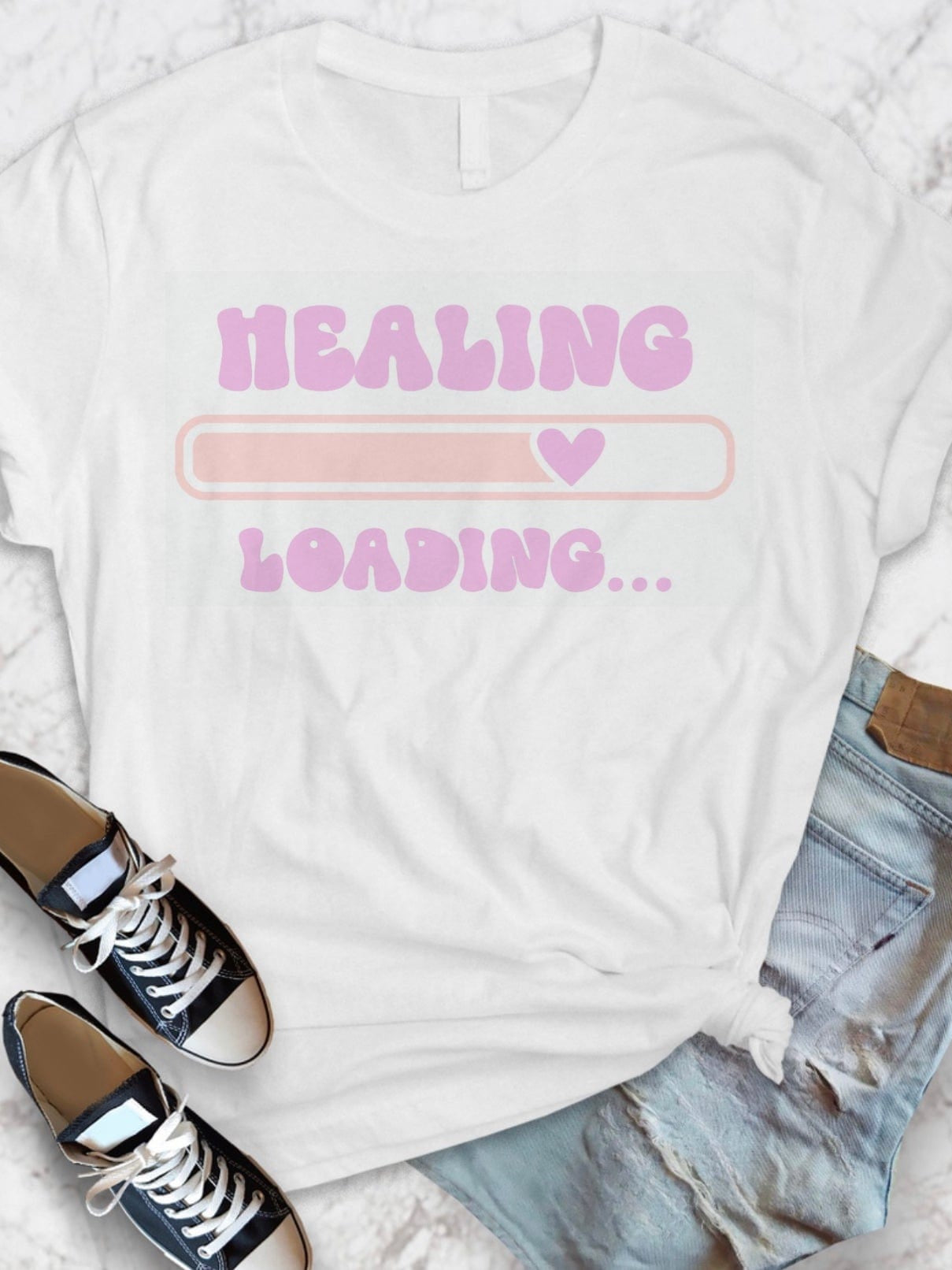 Healing Graphic T-Graphic T-Stay Foxy Boutique, Florissant, Missouri