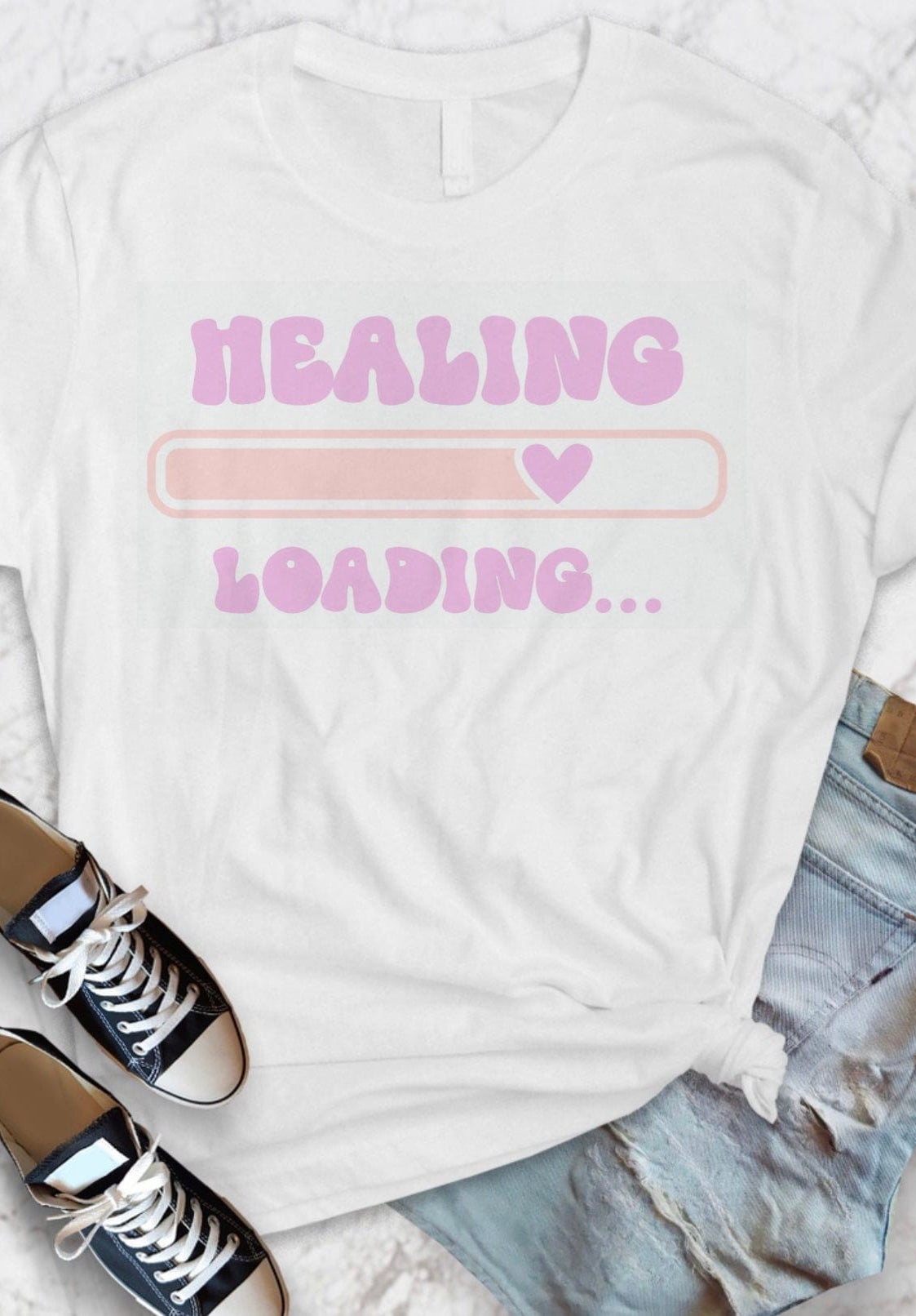 Healing Graphic T-Graphic T-Stay Foxy Boutique, Florissant, Missouri