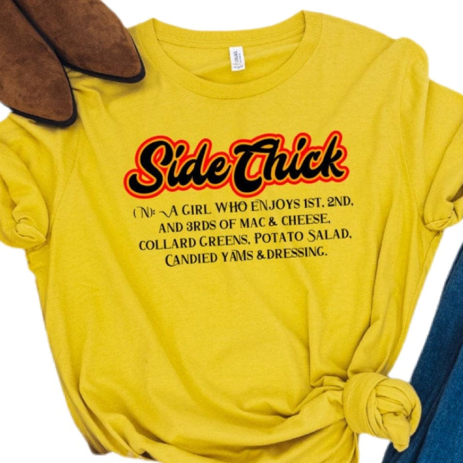 Soul Food Side Chick Graphic T-Graphic T-Stay Foxy Boutique, Florissant, Missouri