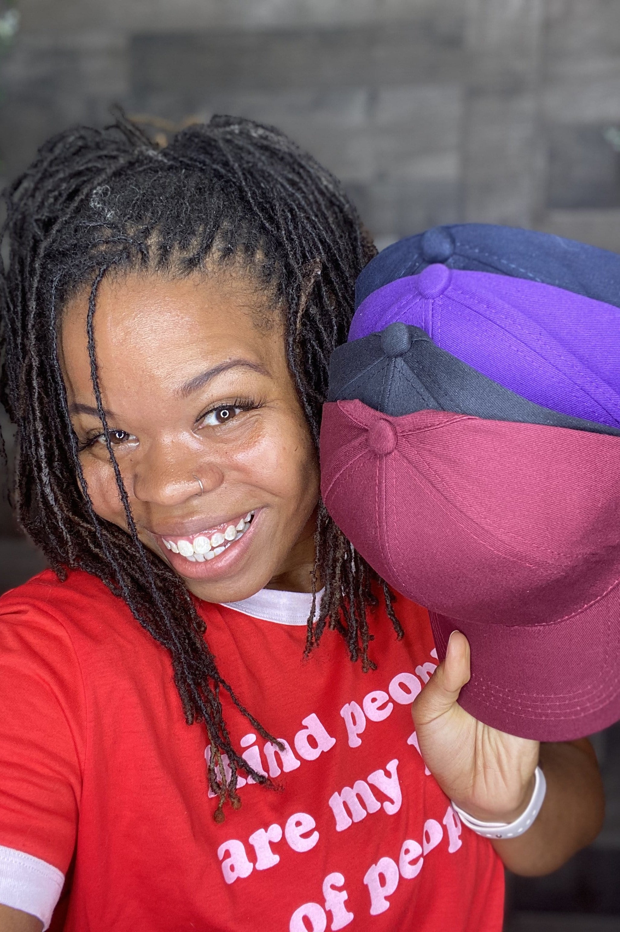 Backless Hat for Full Hair with Elastic back-Hat-Stay Foxy Boutique, Florissant, Missouri