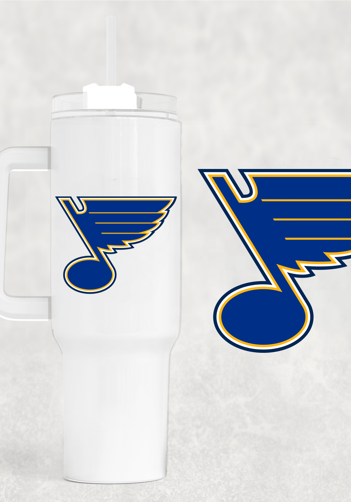 Blues 40 oz Tumbler-Stay Foxy Boutique, Florissant, Missouri