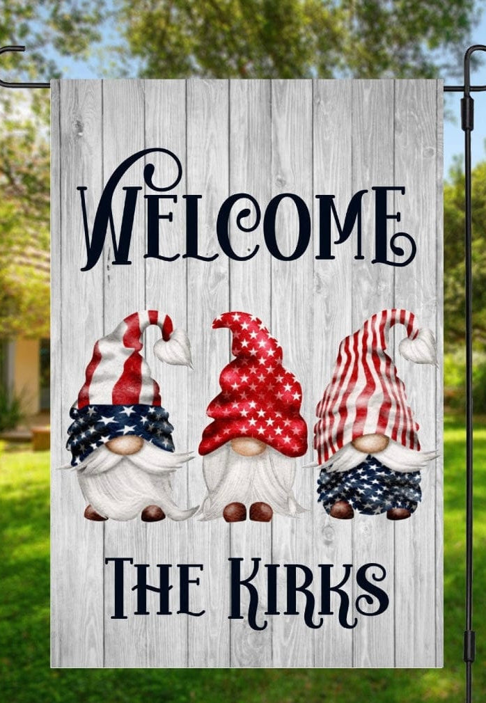 Americana Gnomes Garden Flag-Stay Foxy Boutique, Florissant, Missouri