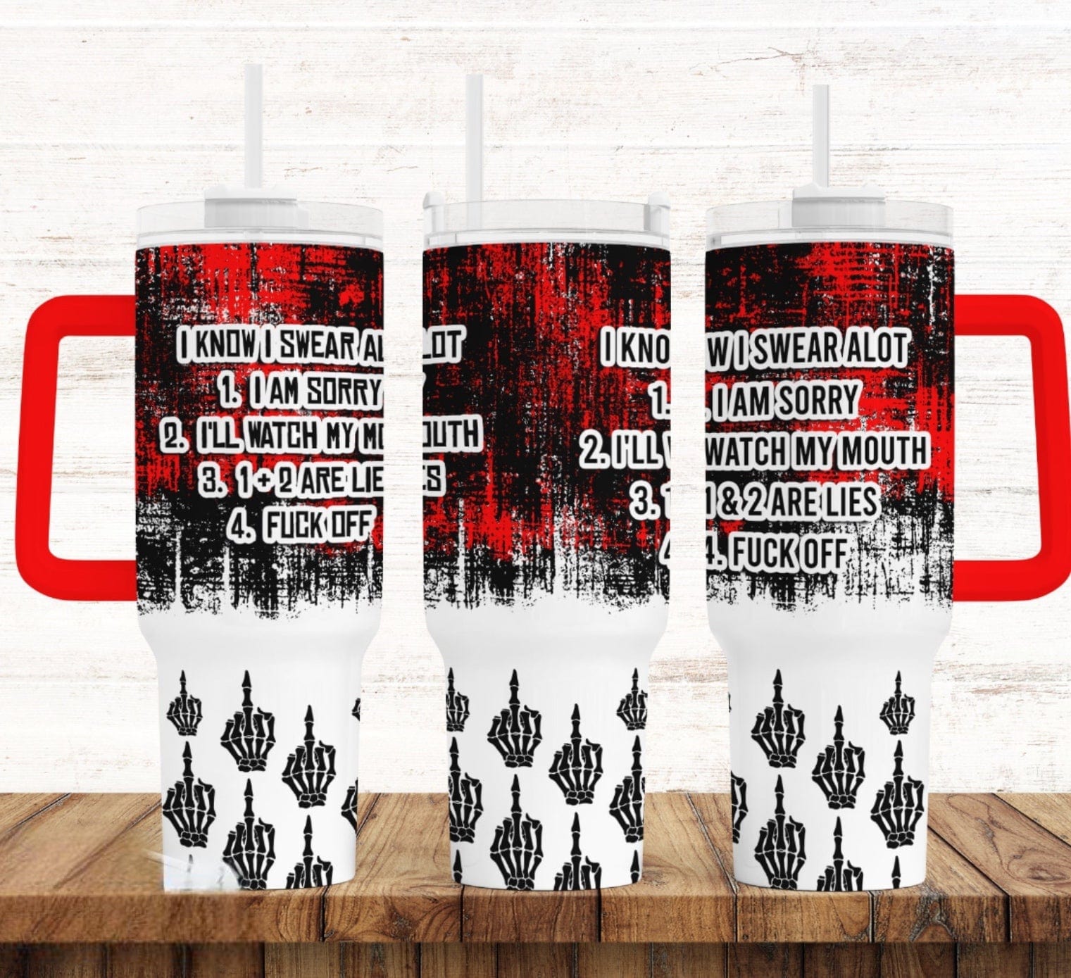 I Swear A Lot 40 oz Tumbler-Stay Foxy Boutique, Florissant, Missouri