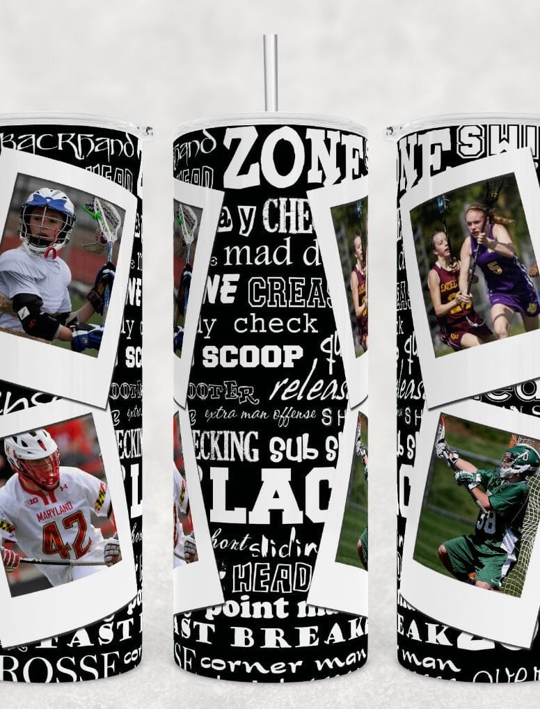 Photo Lacrosse Tumbler-Drinkware-Stay Foxy Boutique, Florissant, Missouri