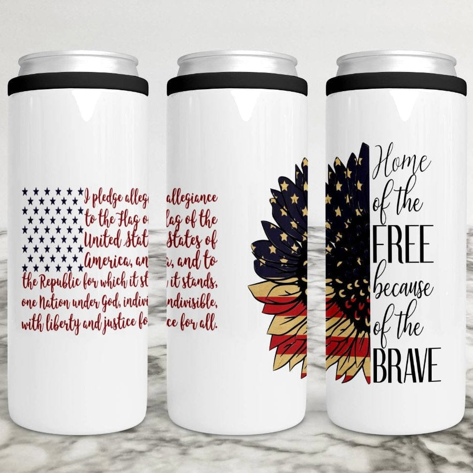 HOME of The Free CAN COOLER-Stay Foxy Boutique, Florissant, Missouri
