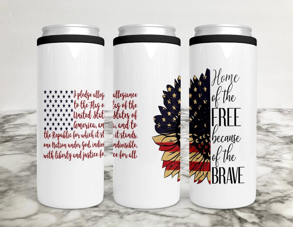 HOME of The Free CAN COOLER-Stay Foxy Boutique, Florissant, Missouri