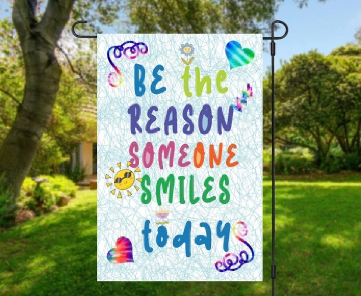 Be The Reason Garden Flag-Stay Foxy Boutique, Florissant, Missouri