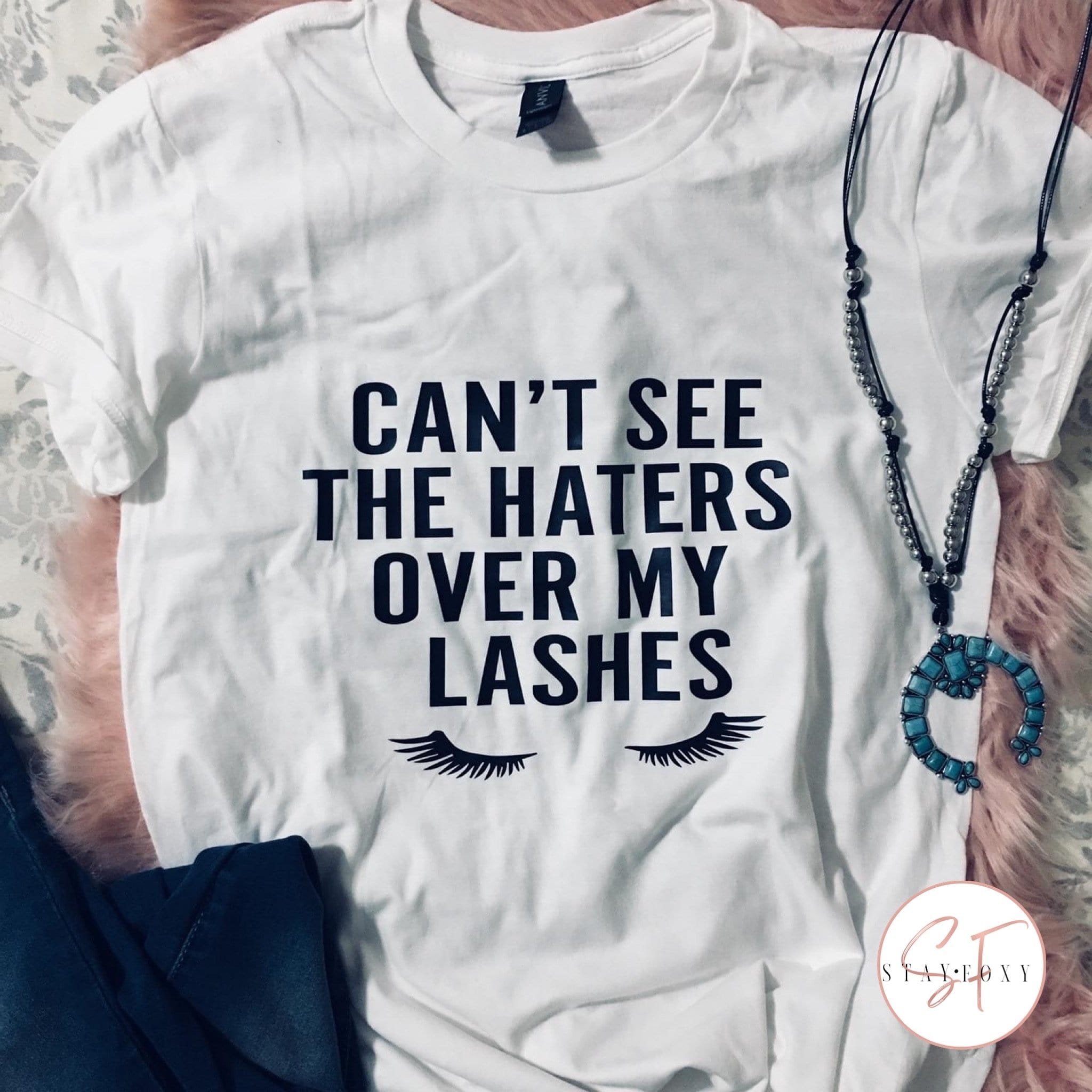 Can't See Haters Graphic T #131-Graphic T-Stay Foxy Boutique, Florissant, Missouri