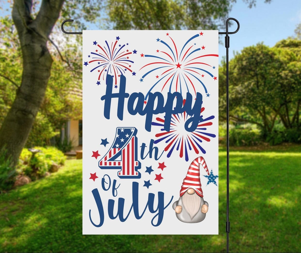 Happy 4th Garden Flag-Stay Foxy Boutique, Florissant, Missouri