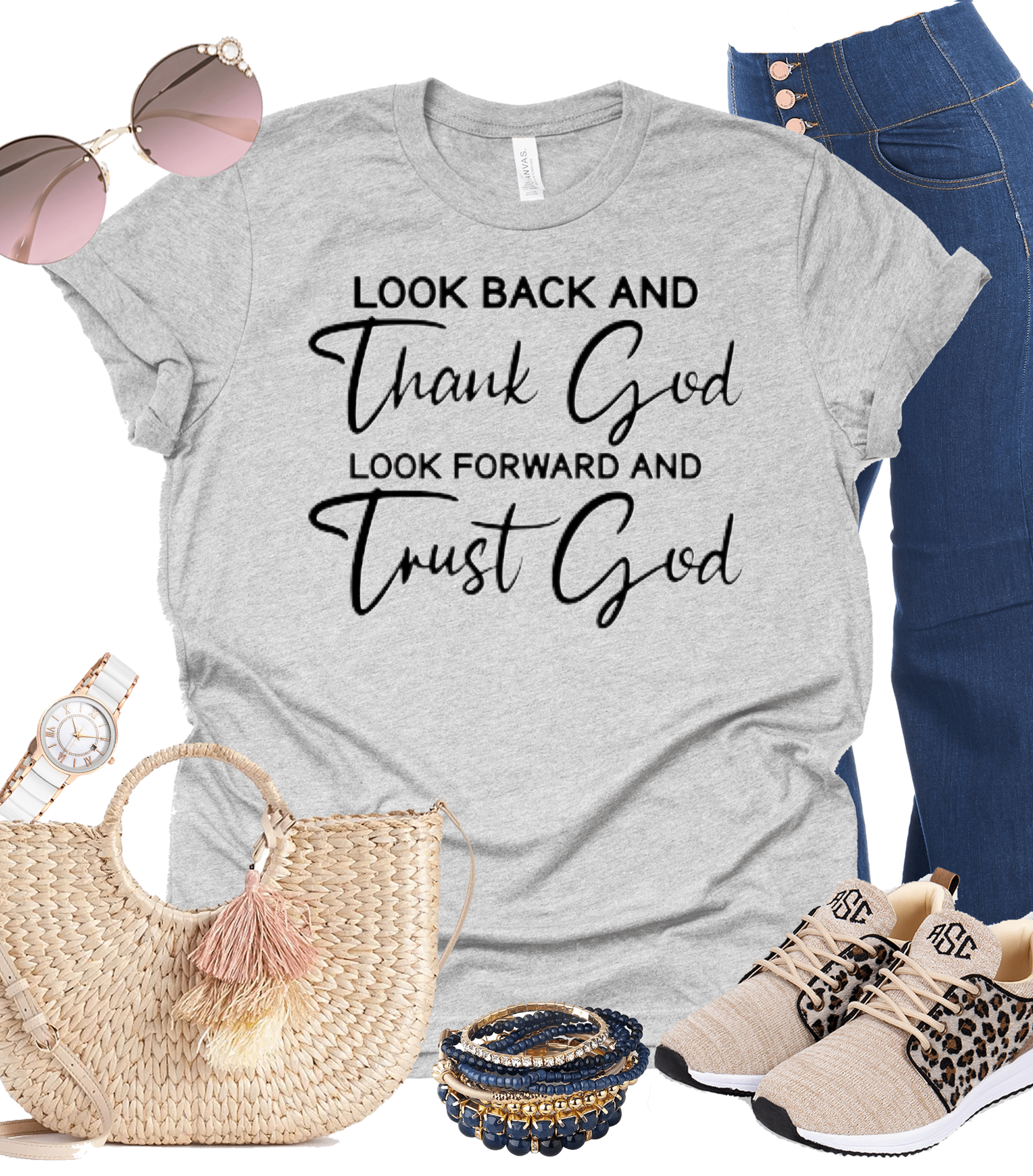 Look Back Graphic T-Graphic T-Stay Foxy Boutique, Florissant, Missouri