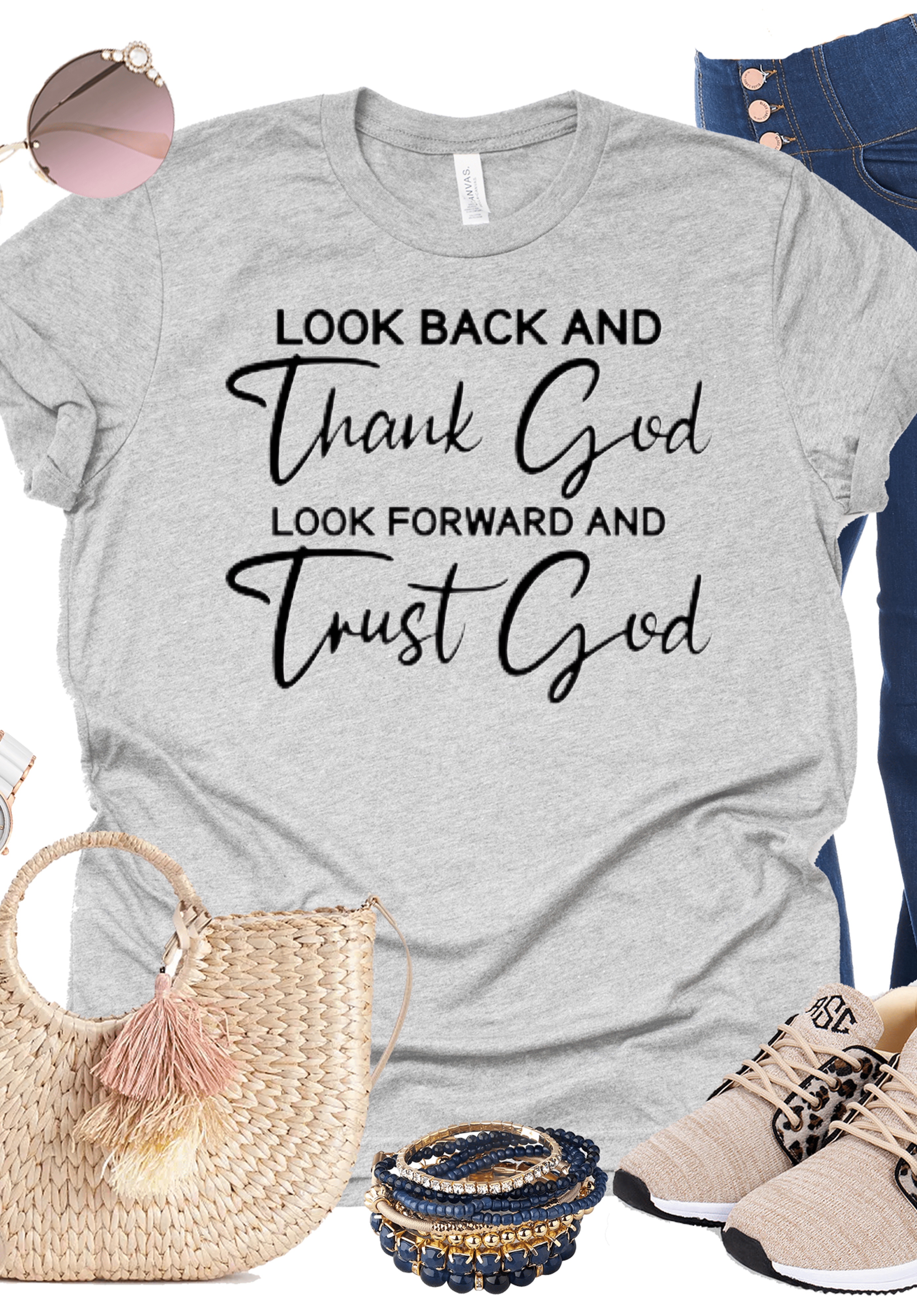 Look Back Graphic T-Graphic T-Stay Foxy Boutique, Florissant, Missouri
