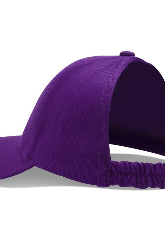 Backless Hat for Full Hair with Elastic back-Hat-Stay Foxy Boutique, Florissant, Missouri