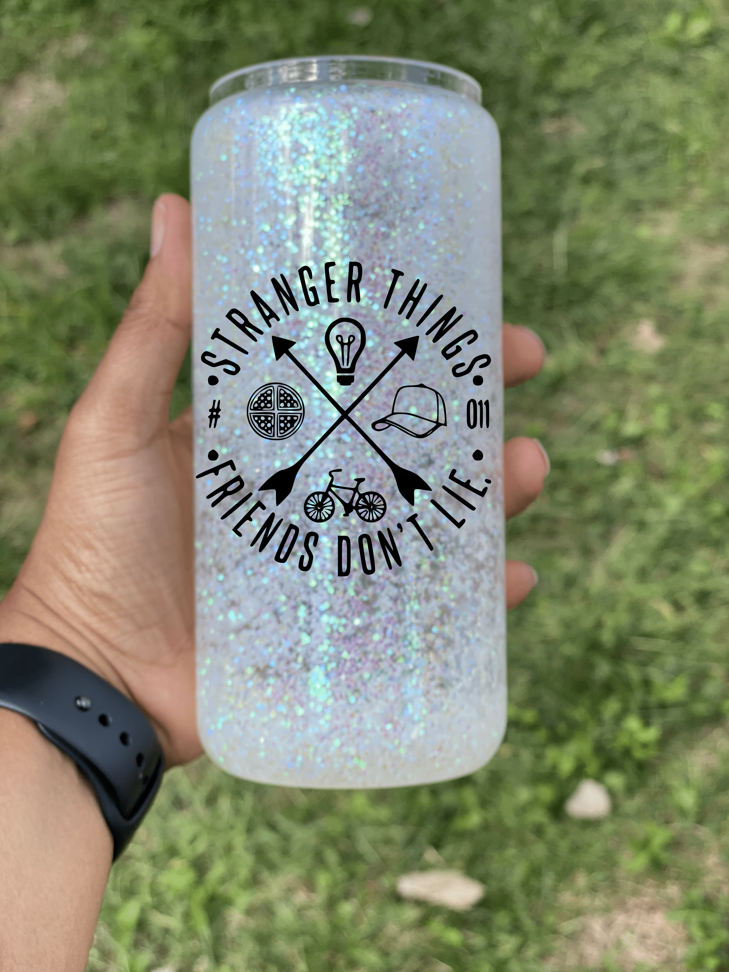 Friends Don’t Glass Cup-Drinkware-Stay Foxy Boutique, Florissant, Missouri