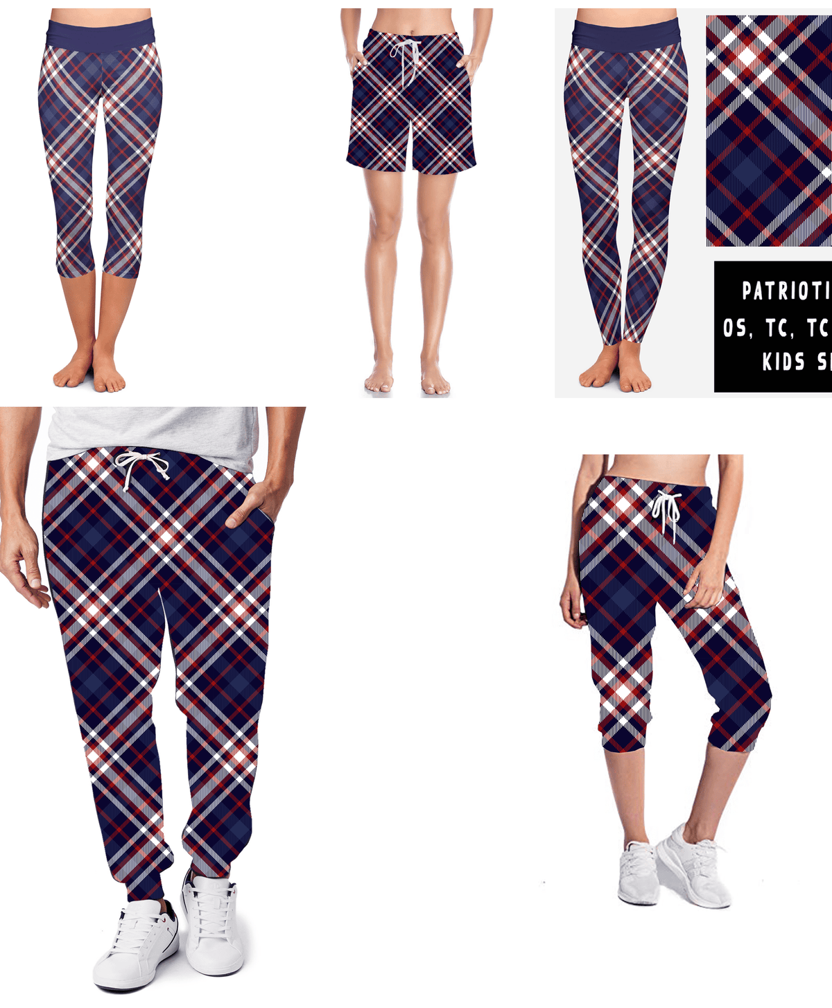 BATCH 56- PATRIOTIC PLAID-Stay Foxy Boutique, Florissant, Missouri