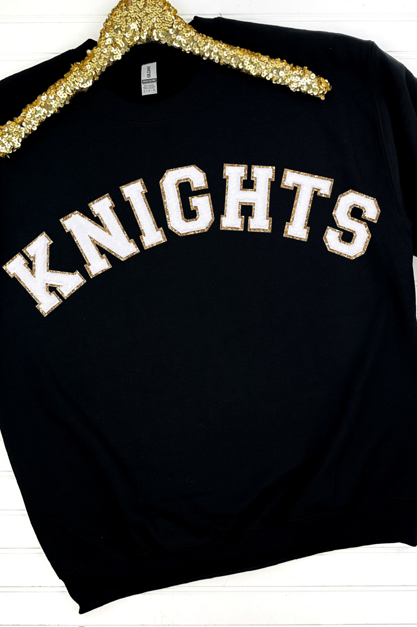 Game Day Patch Sweatshirt-Womens-Stay Foxy Boutique, Florissant, Missouri