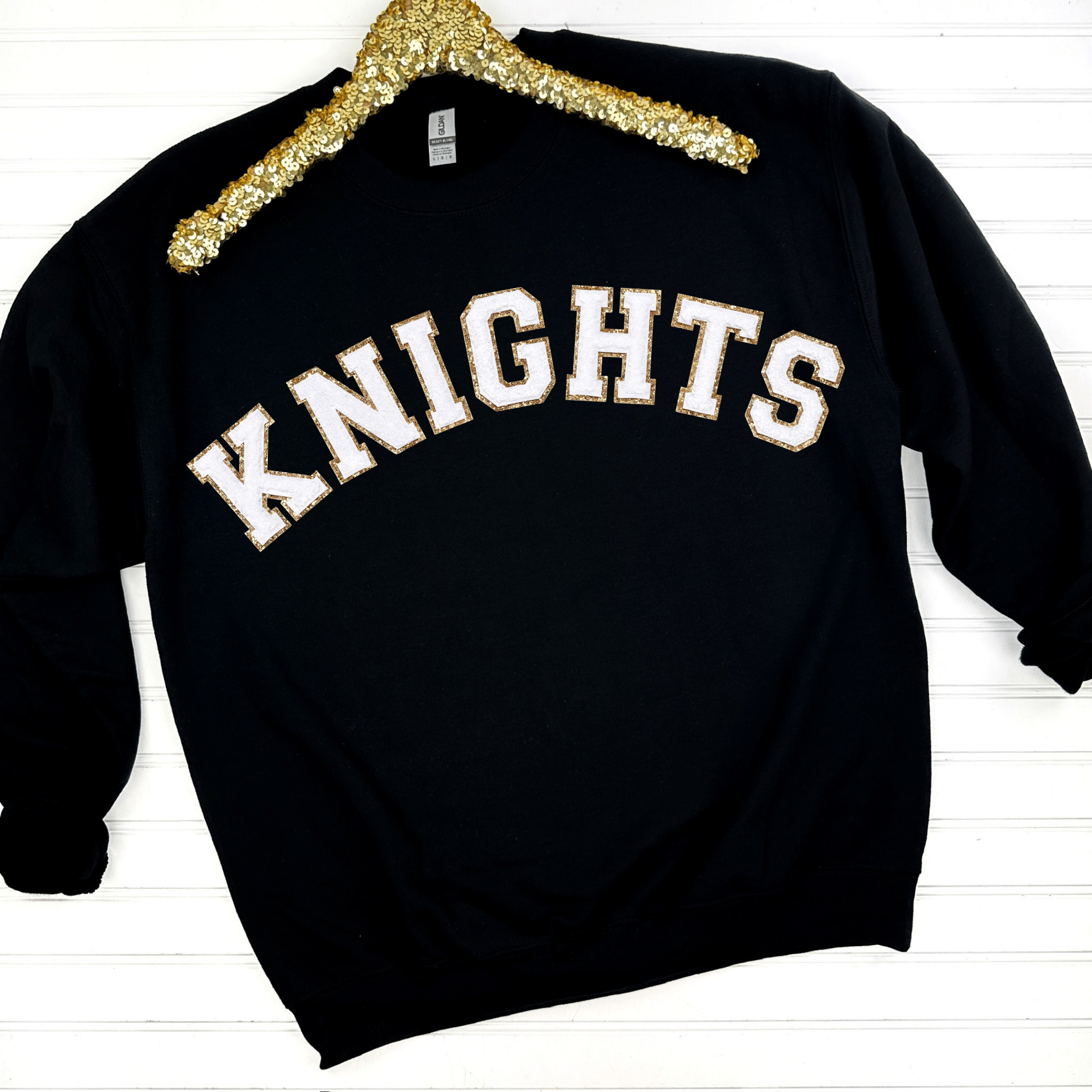 Game Day Patch Sweatshirt-Womens-Stay Foxy Boutique, Florissant, Missouri