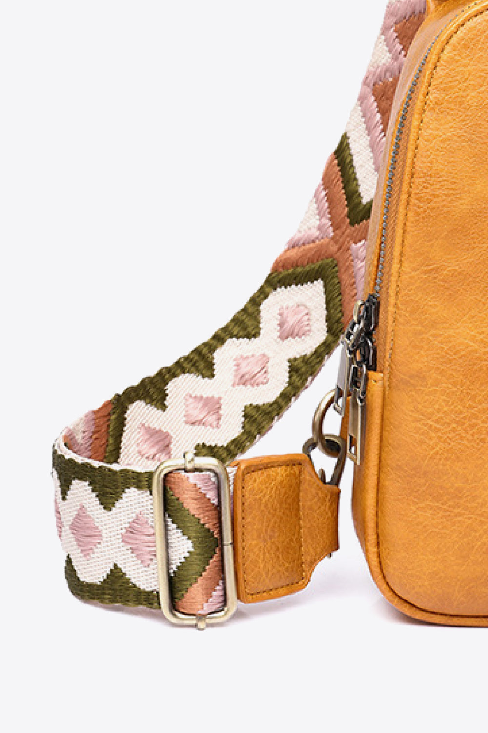 Random Pattern Adjustable Strap PU Leather Sling Bag-Stay Foxy Boutique, Florissant, Missouri