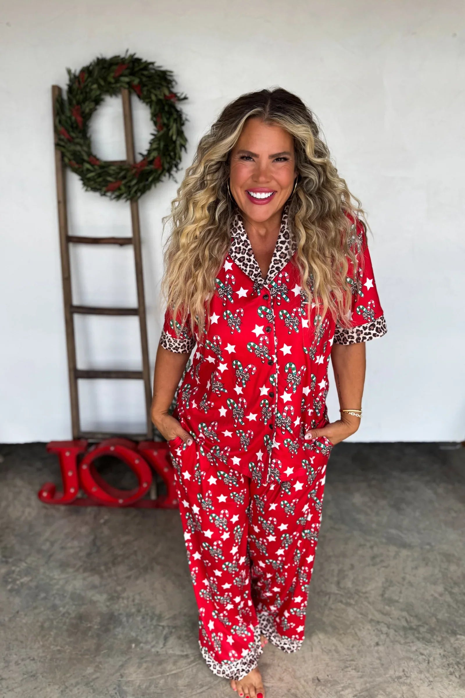 PREORDER: Blakeley Christmas Luxe PJ Sets-Womens-Stay Foxy Boutique, Florissant, Missouri