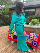 Beautiful Day Mineral Wash Pullover and Cargo Pants Set in Two Colors-Womens-Stay Foxy Boutique, Florissant, Missouri