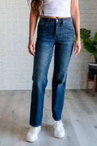 Muriel Mid Rise Control Top Classic Straight Jeans-Womens-Stay Foxy Boutique, Florissant, Missouri