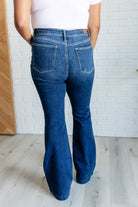 Mavis High Rise Side Seam Detail Flare Jeans-Denim-Stay Foxy Boutique, Florissant, Missouri