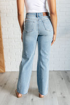 Ramona High Rise Rigid Magic Destroyed Straight Jeans-Womens-Stay Foxy Boutique, Florissant, Missouri