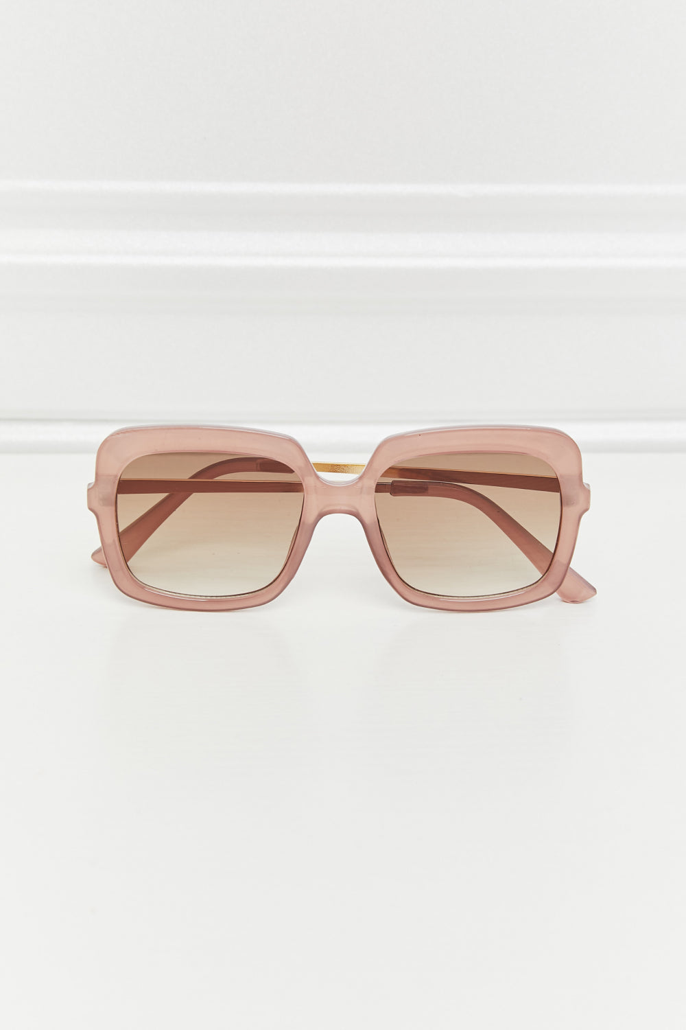 Square Metal-Plastic Hybrid Temple Sunglasses-Stay Foxy Boutique, Florissant, Missouri