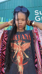 Nirvana | The Becoming Flowy Kimono Top 2 Scoops-Stay Foxy Boutique, Florissant, Missouri