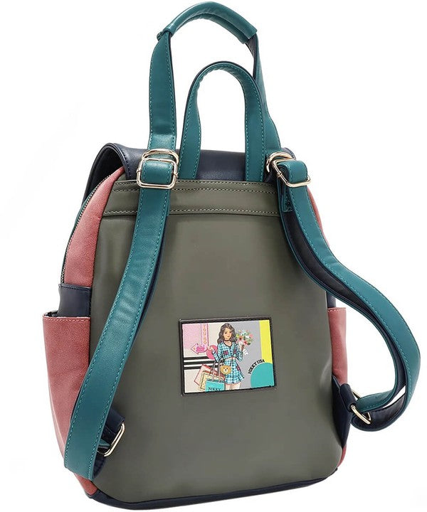 Nicole Lee USA Cat Eco-Leather Convertible Backpack Bag-Stay Foxy Boutique, Florissant, Missouri