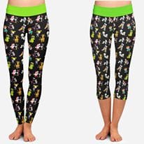 90'S SLIME FULL LENGTH AND CAPRI LEGGINGS AND JOGGERS-Stay Foxy Boutique, Florissant, Missouri