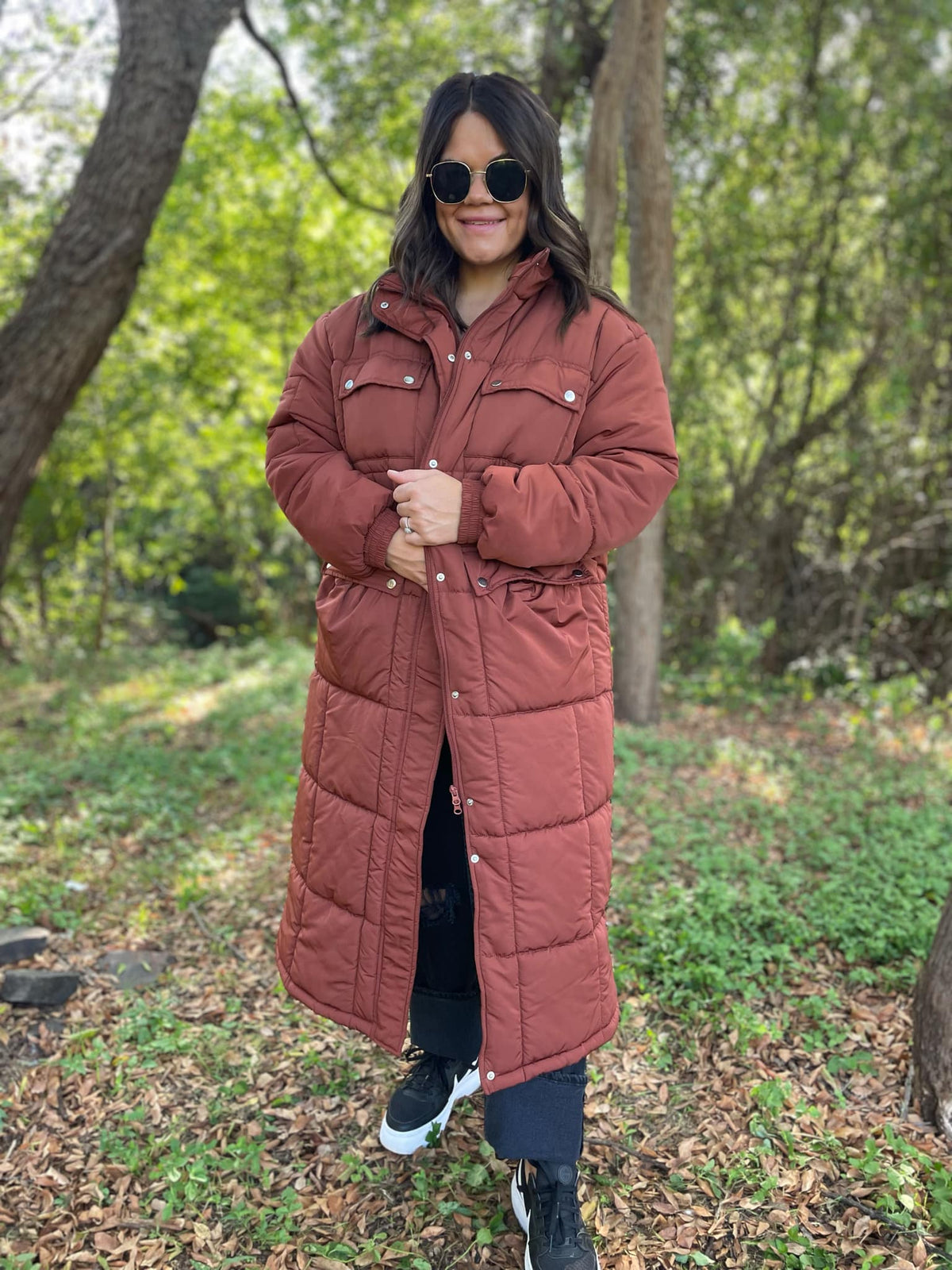 PREORDER: Wrap Me Up Full Length Puffer Jacket-Womens-Stay Foxy Boutique, Florissant, Missouri
