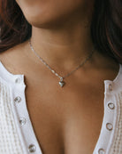 PREORDER: Mini Paperclip Chain Necklace in Silver-Womens-Stay Foxy Boutique, Florissant, Missouri