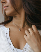 PREORDER: Mini Paperclip Chain Necklace in Silver-Womens-Stay Foxy Boutique, Florissant, Missouri