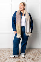 Cold Front Fringe Scarf in Blue and Green-Accessories-Stay Foxy Boutique, Florissant, Missouri