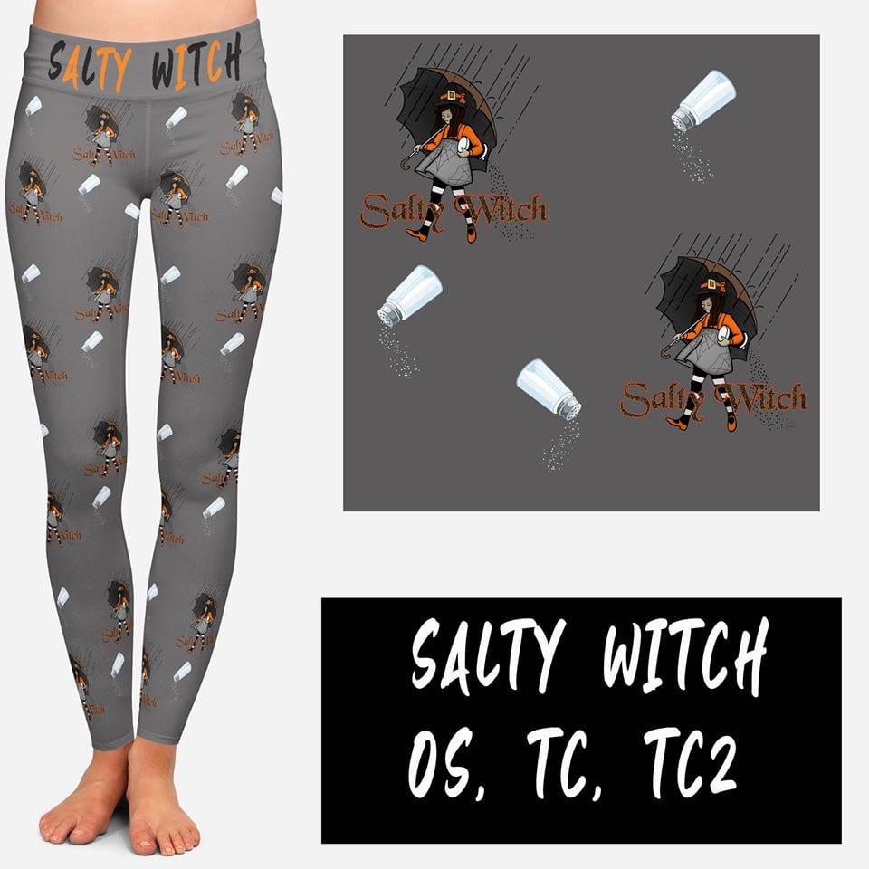 SALTY WITCH LEGGINGS AND JOGGERS-Stay Foxy Boutique, Florissant, Missouri