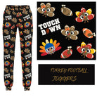 TURKEY FOOTBALL LEGGINGS AND JOGGER-Stay Foxy Boutique, Florissant, Missouri