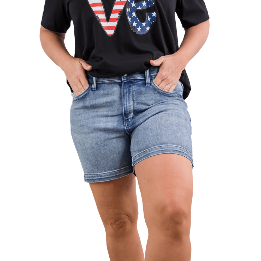 Whatever You Wish Judy Blue Shorts-judy blue-Stay Foxy Boutique, Florissant, Missouri