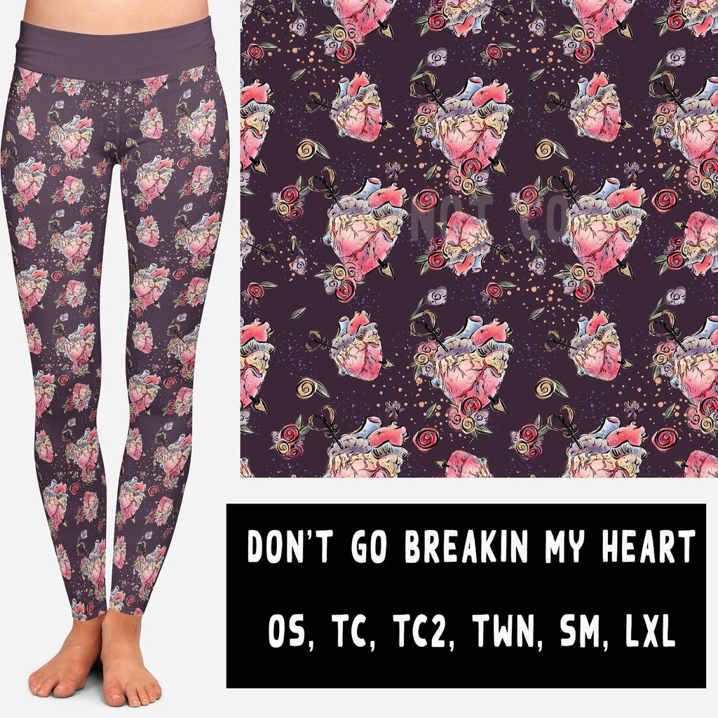 VDAY BATCH-DON'T GO BREAKIN MY HEART LEGGINGS AND JOGGERS-Stay Foxy Boutique, Florissant, Missouri