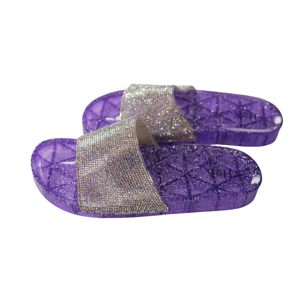 Always Sunny Sandal in Purple-H2K-Stay Foxy Boutique, Florissant, Missouri