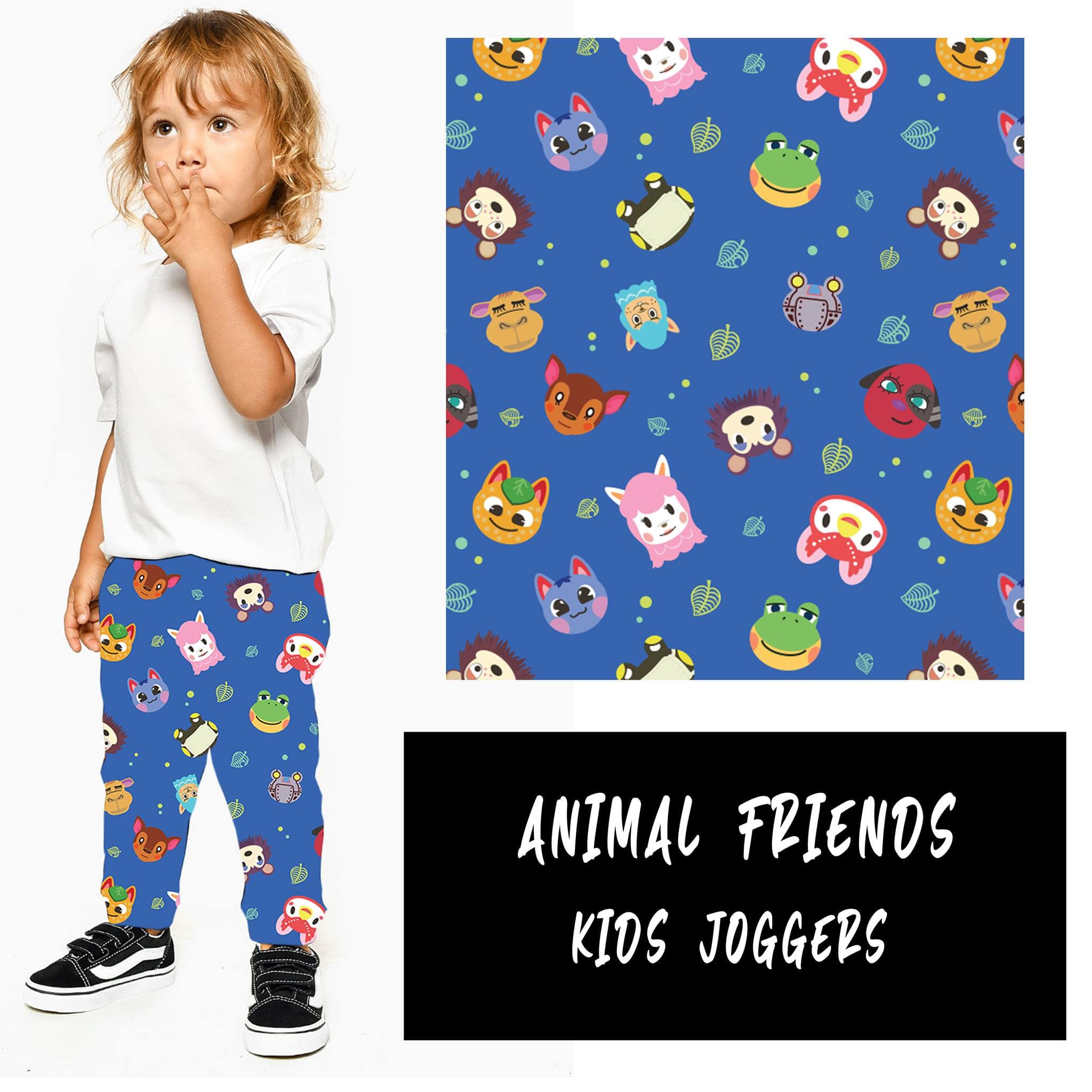 ANIMAL FRIENDS- ADULT AND KIDS LEGGINGS/JOGGER-Stay Foxy Boutique, Florissant, Missouri