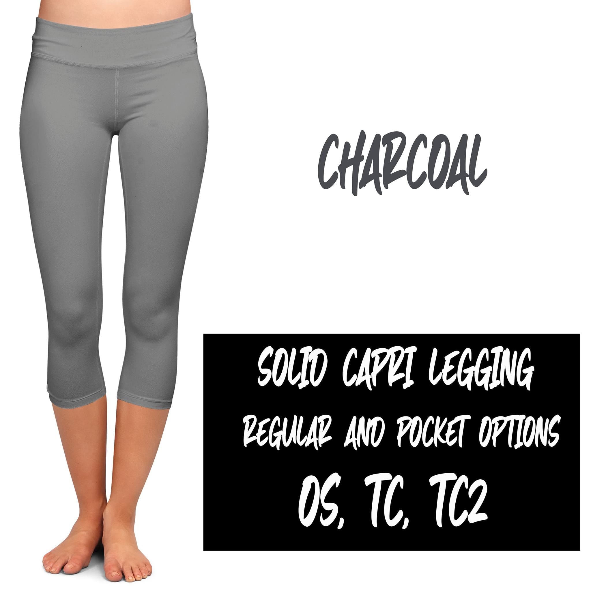 SOLID POCKET CAPRI (VARIETY OF COLORS)-Stay Foxy Boutique, Florissant, Missouri