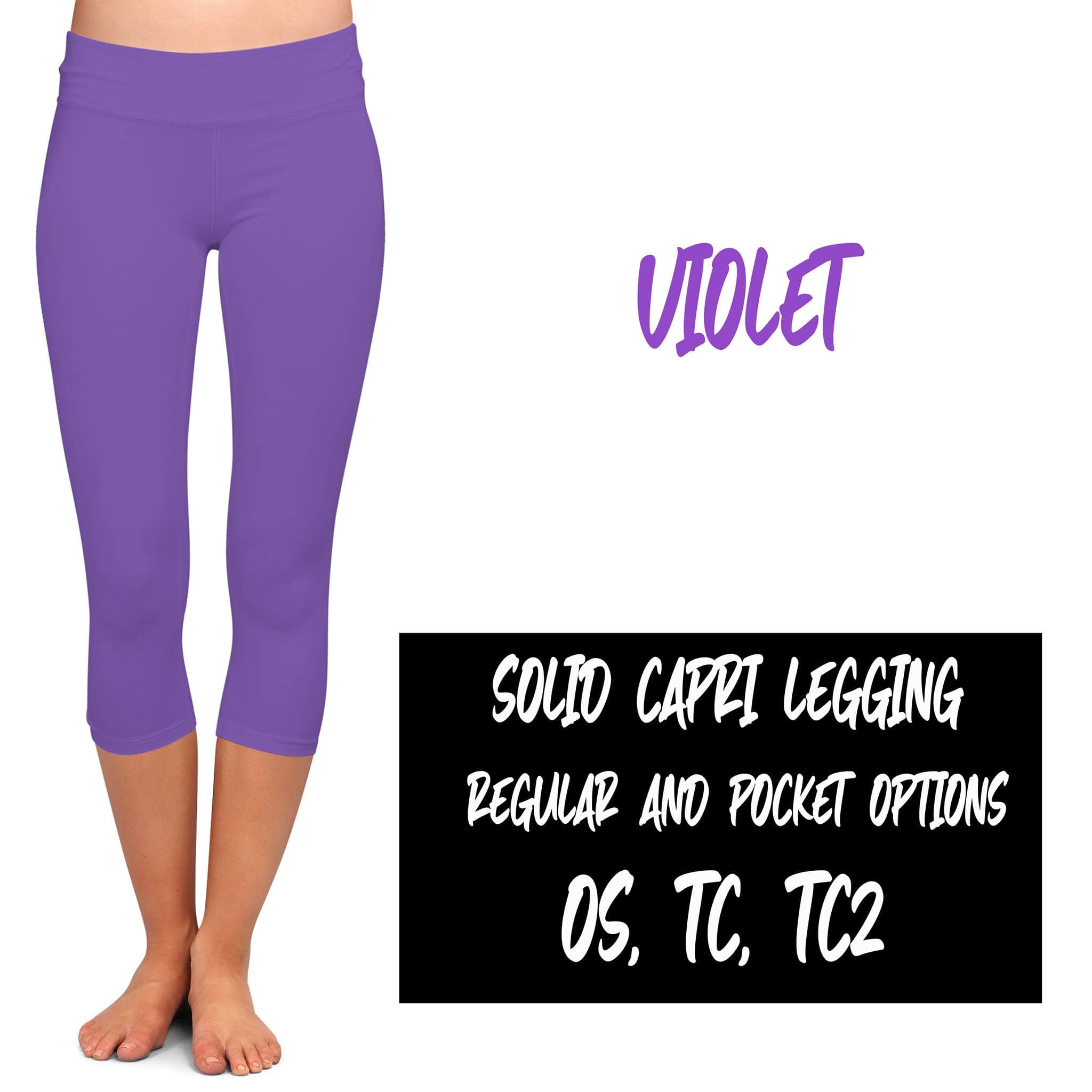 SOLID POCKET CAPRI (VARIETY OF COLORS)-Stay Foxy Boutique, Florissant, Missouri