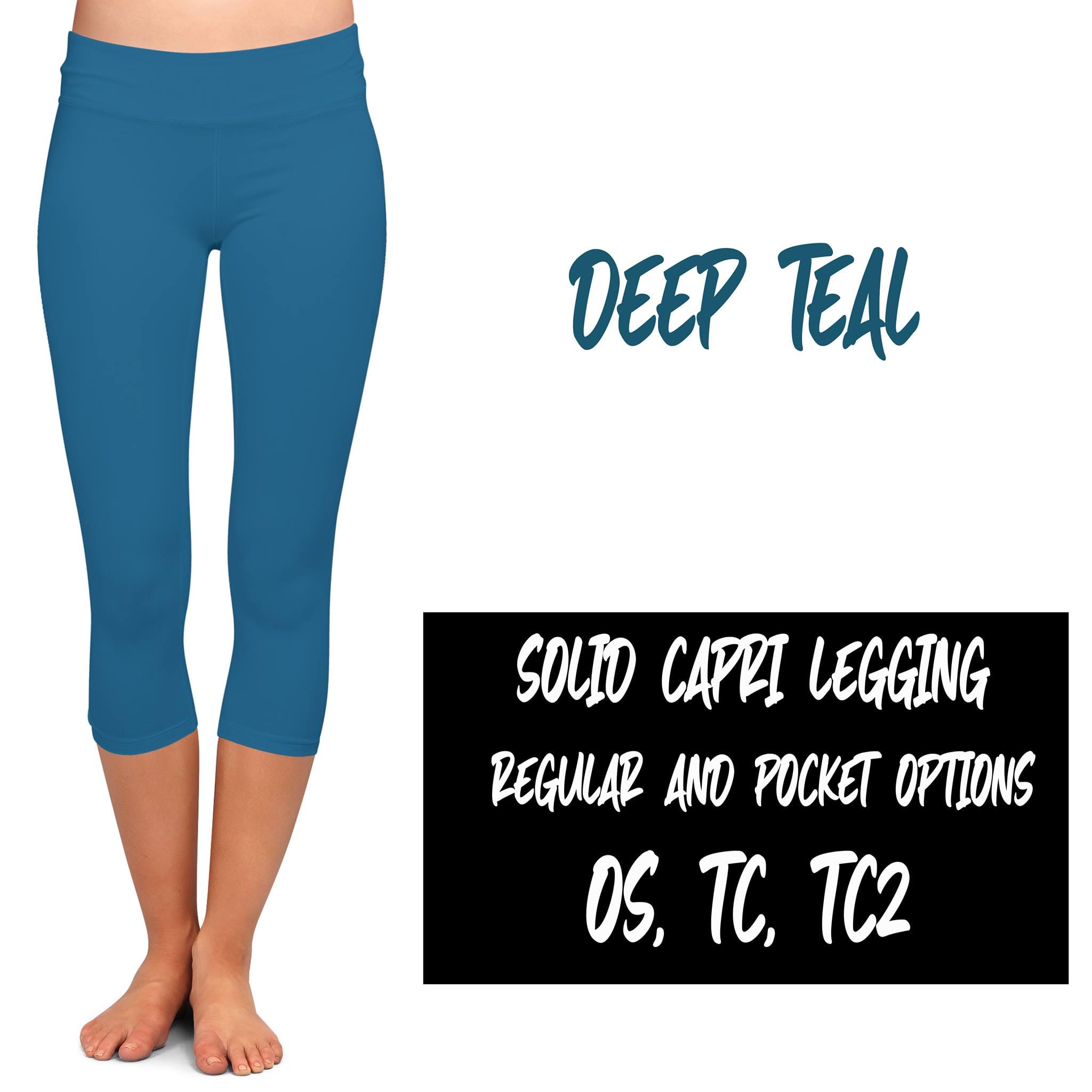 SOLID POCKET CAPRI (VARIETY OF COLORS)-Stay Foxy Boutique, Florissant, Missouri