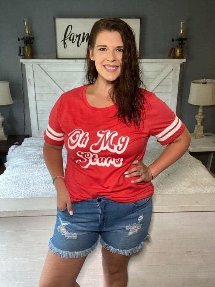 DISTRESSED STRETCH JEAN SHORTS-Stay Foxy Boutique, Florissant, Missouri