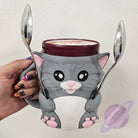 CUDDLES THE CAT- 3D PRINTED ICE CREAM PINT HOLDER-Stay Foxy Boutique, Florissant, Missouri