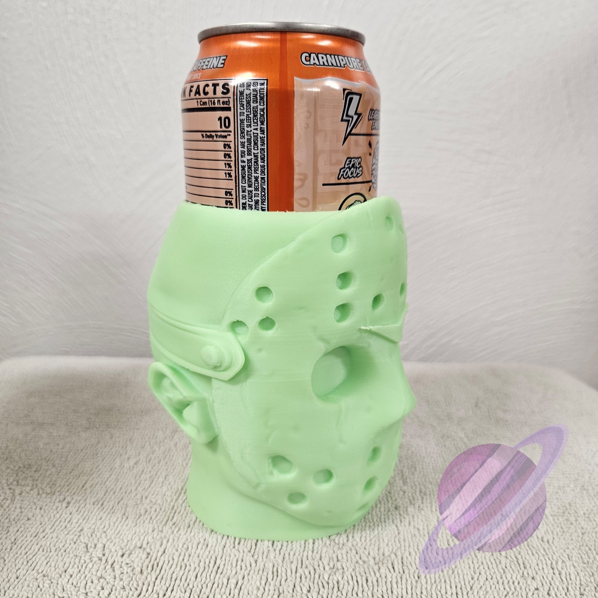 CRYSTAL LAKE- GLOW IN THE DARK-3D PRINTED CAN HOLDER-Stay Foxy Boutique, Florissant, Missouri