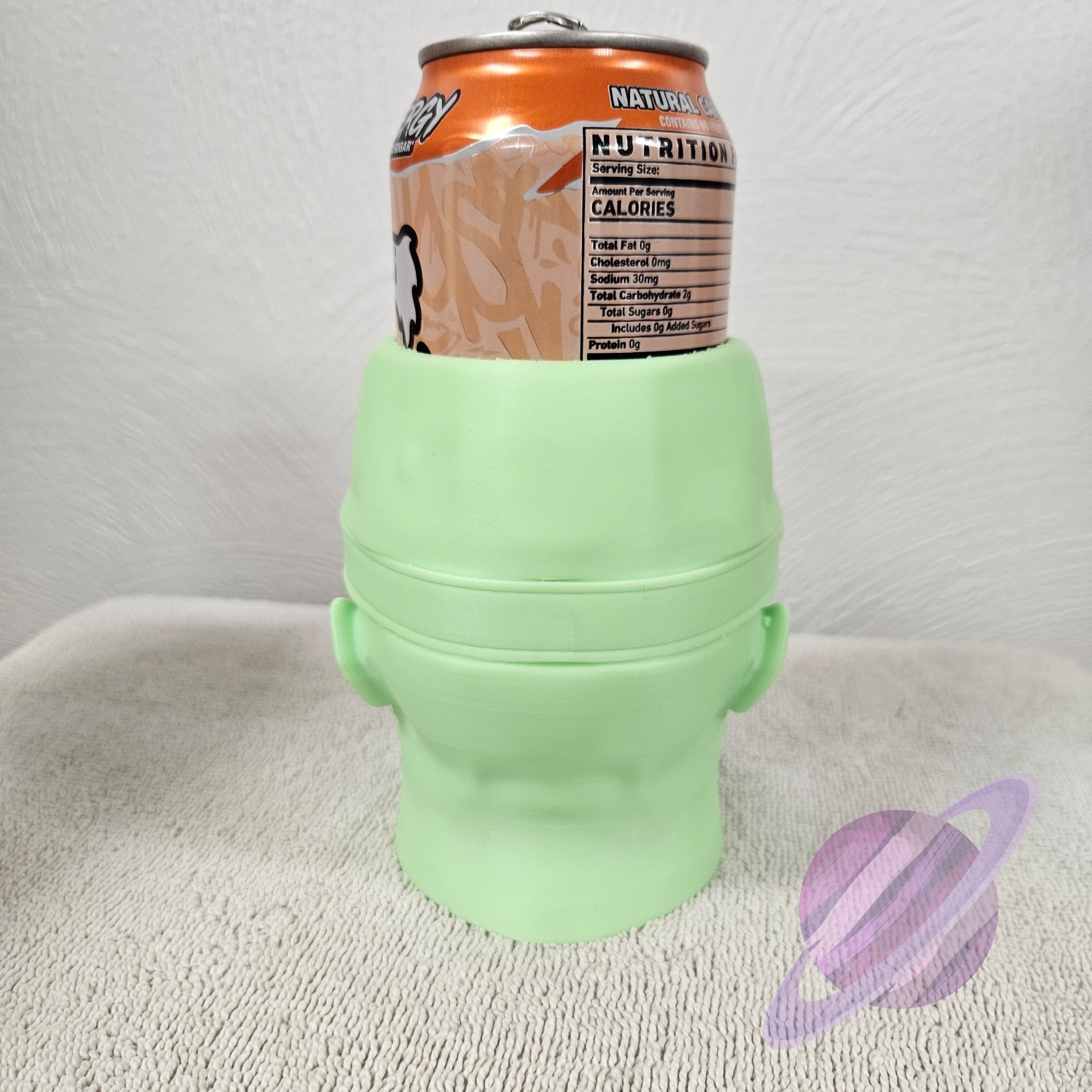 CRYSTAL LAKE- GLOW IN THE DARK-3D PRINTED CAN HOLDER-Stay Foxy Boutique, Florissant, Missouri