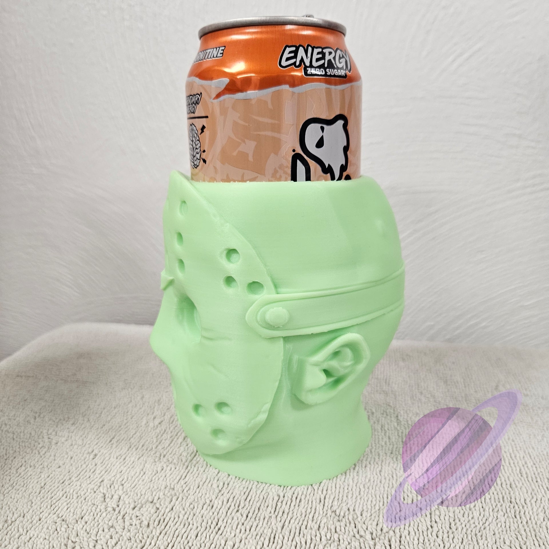 CRYSTAL LAKE- GLOW IN THE DARK-3D PRINTED CAN HOLDER-Stay Foxy Boutique, Florissant, Missouri